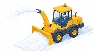 除雪作業のイメージ