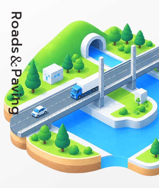 道路・舗装工事のイメージ
